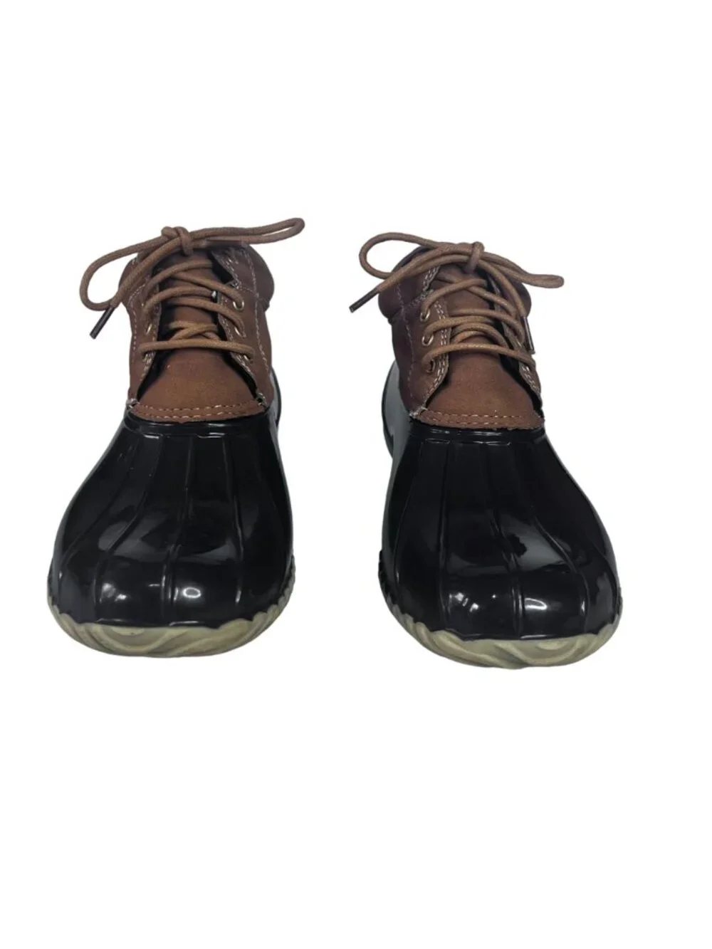 Tommy Hilfiger Casey Duck Boots Womens Size 9 Brown Waterproof